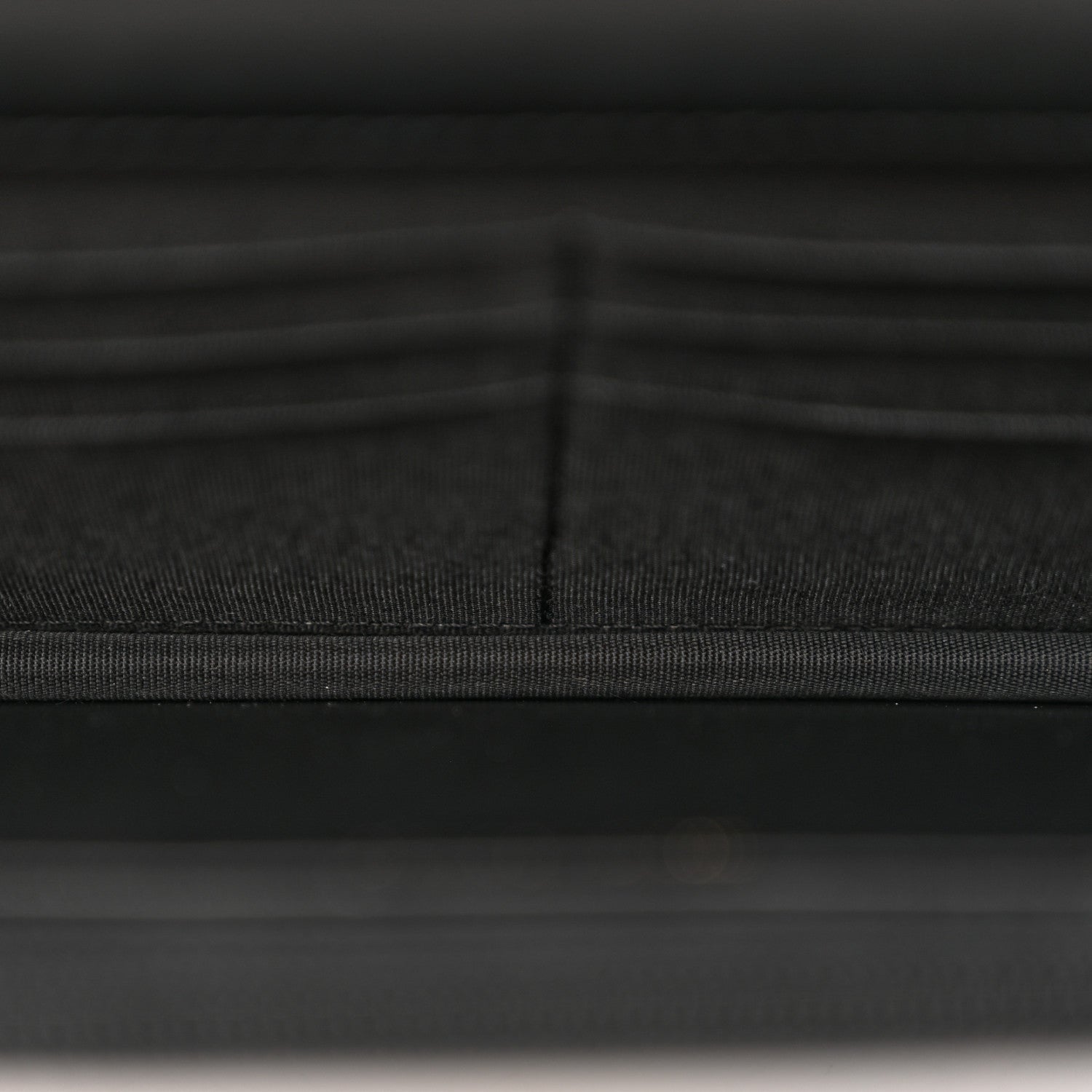 Chanel Lambskin Quilted Boy Wallet On Chain WOC Black