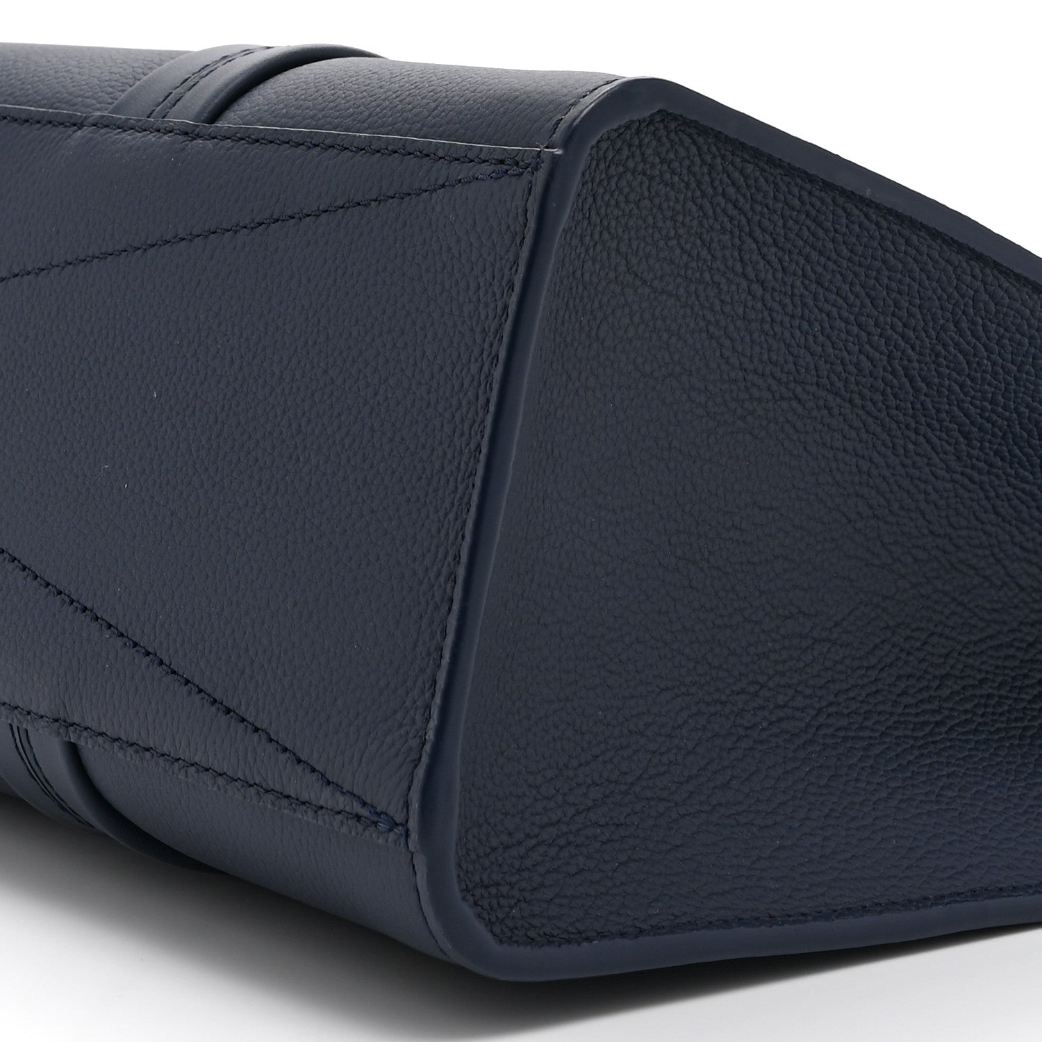 Louis Vuitton Grained Calfskin LV Aerogram Tote Navy