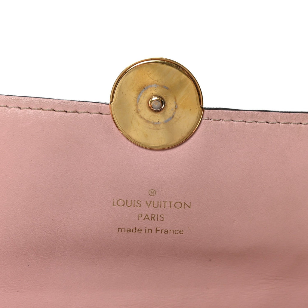 Louis Vuitton Monogram Flore Chain Wallet Rose Ballerine