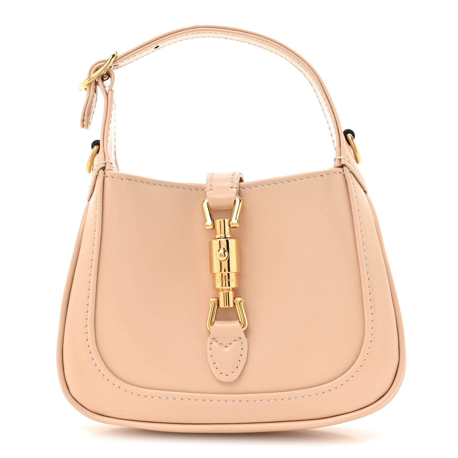 Gucci Boarded Dyana Lux Calfskin Nano Jackie 1961 Hobo Beige