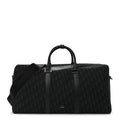 Christian Dior Oblique Jacquard Grained Calfskin Lingot 50 Black