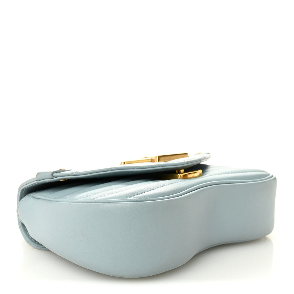 Louis Vuitton Calfskin New Wave Chain PM Porcelain Blue