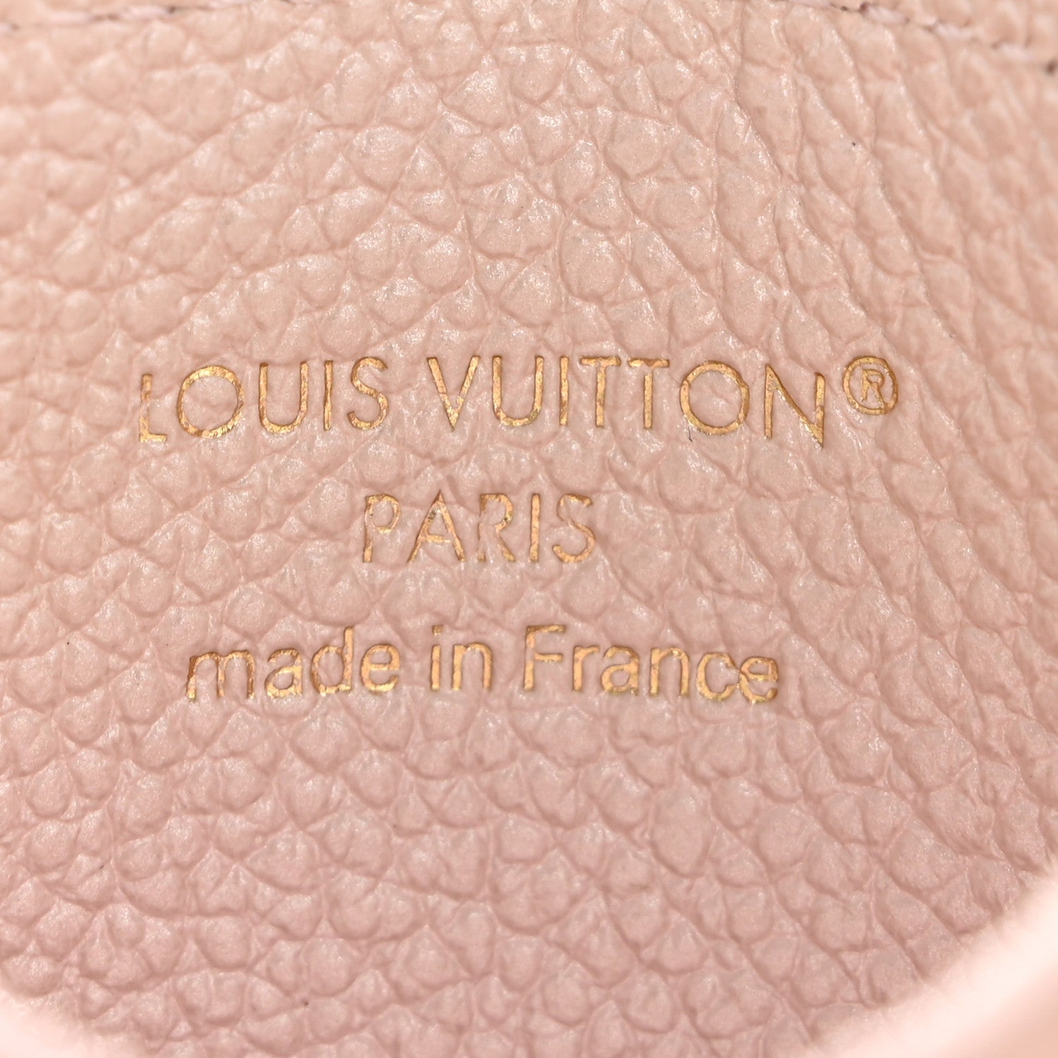 Louis Vuitton Empreinte Monogram LV Charms Card Holder Snowy Pearl