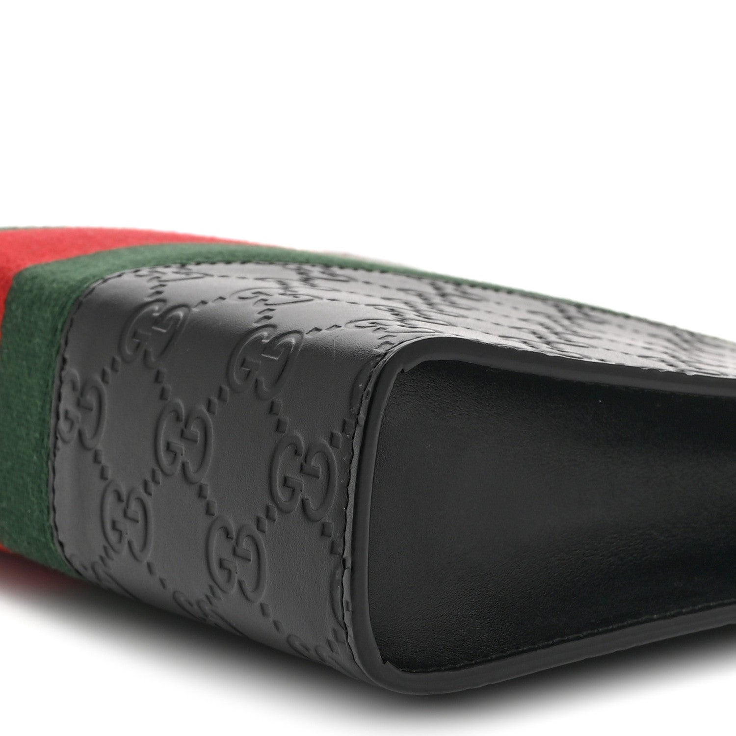 Gucci Guccissima Signature Web New Web Cosmetic Case Black