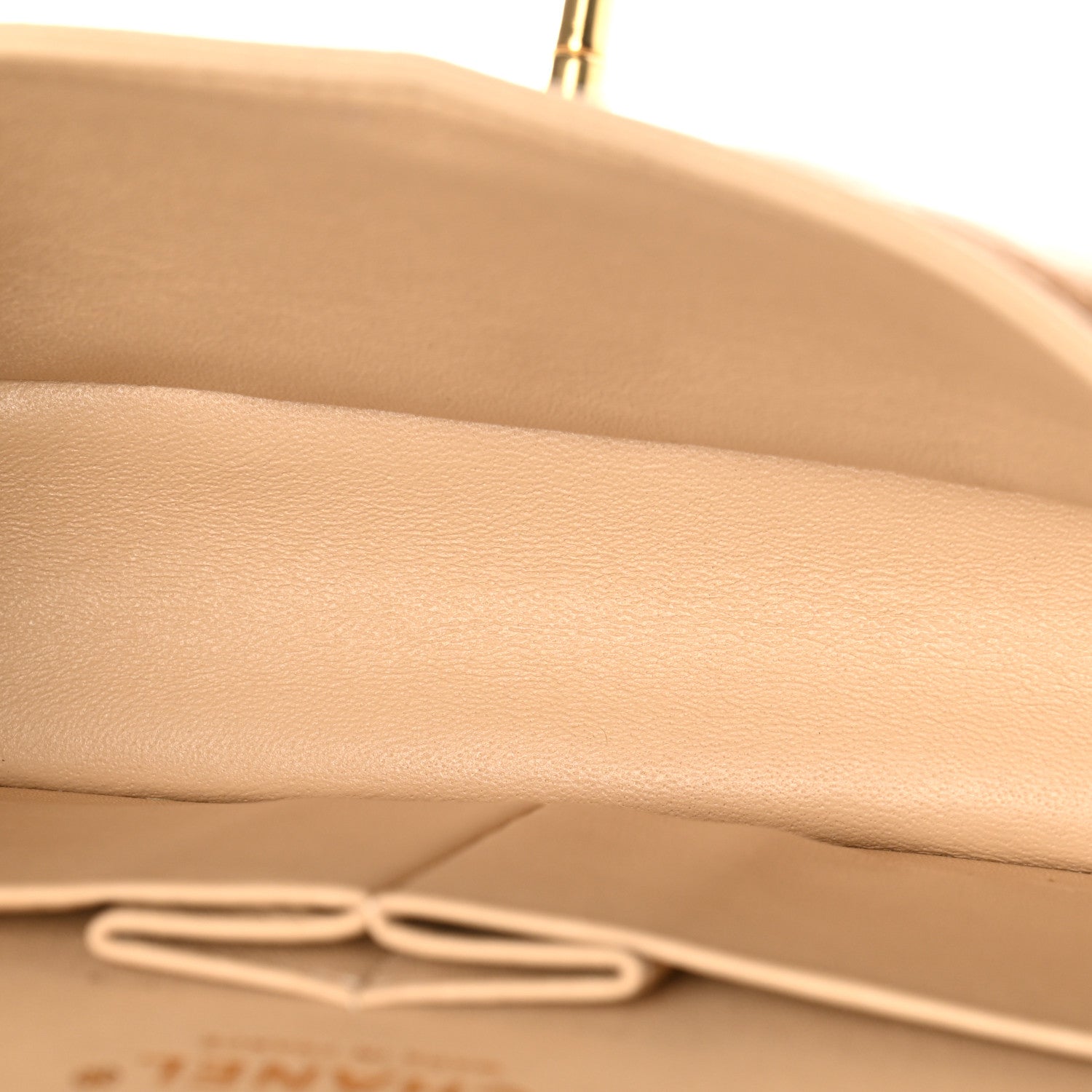 Chanel Caviar Quilted Small Double Flap Beige