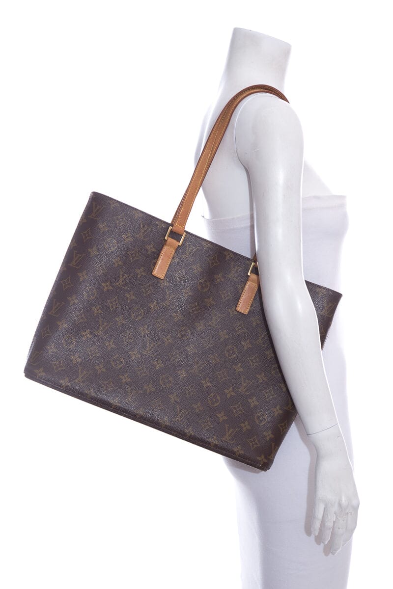 Louis Vuitton 2001  Brown Luco Monogram Canvas Handbag