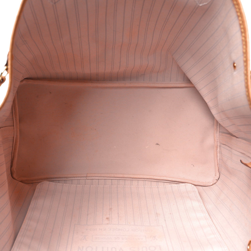 Louis Vuitton Damier Azur Neo Neverfull GM Rose Ballerine