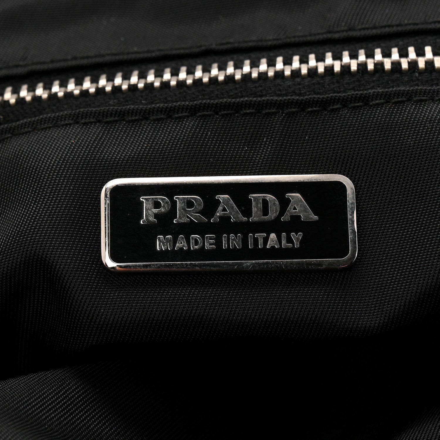Prada Tessuto Nylon Bead Evening Bag Black