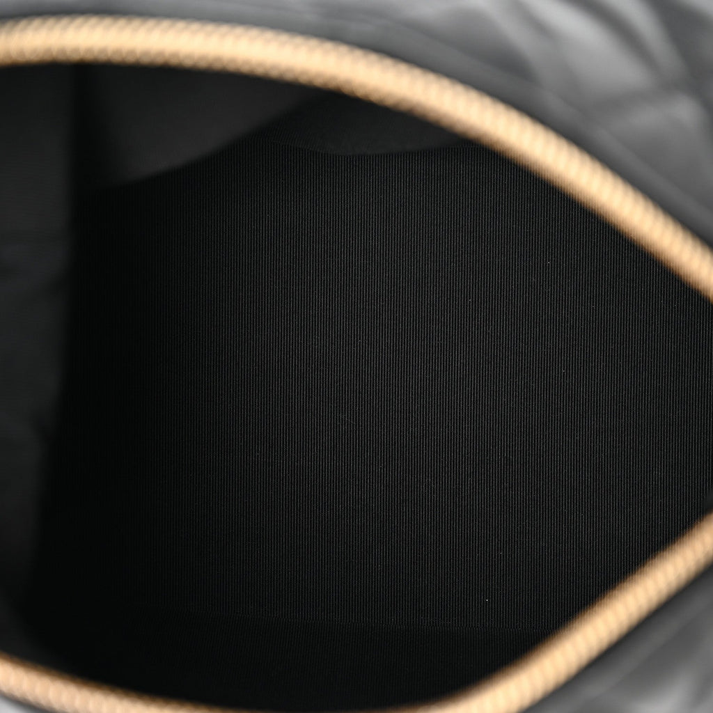 Chanel Lambskin Quilted Large Perfect Meeting Hobo Black