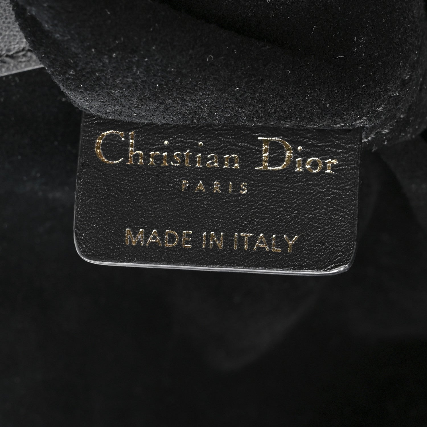 Christian Dior Tweed Cannage Large Toujours Black White
