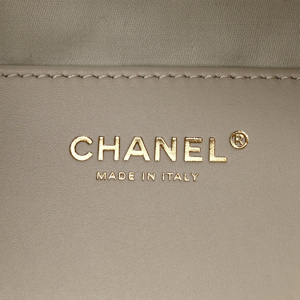 Chanel Caviar Quilted Small Chanel 25 Handbag Light Grey