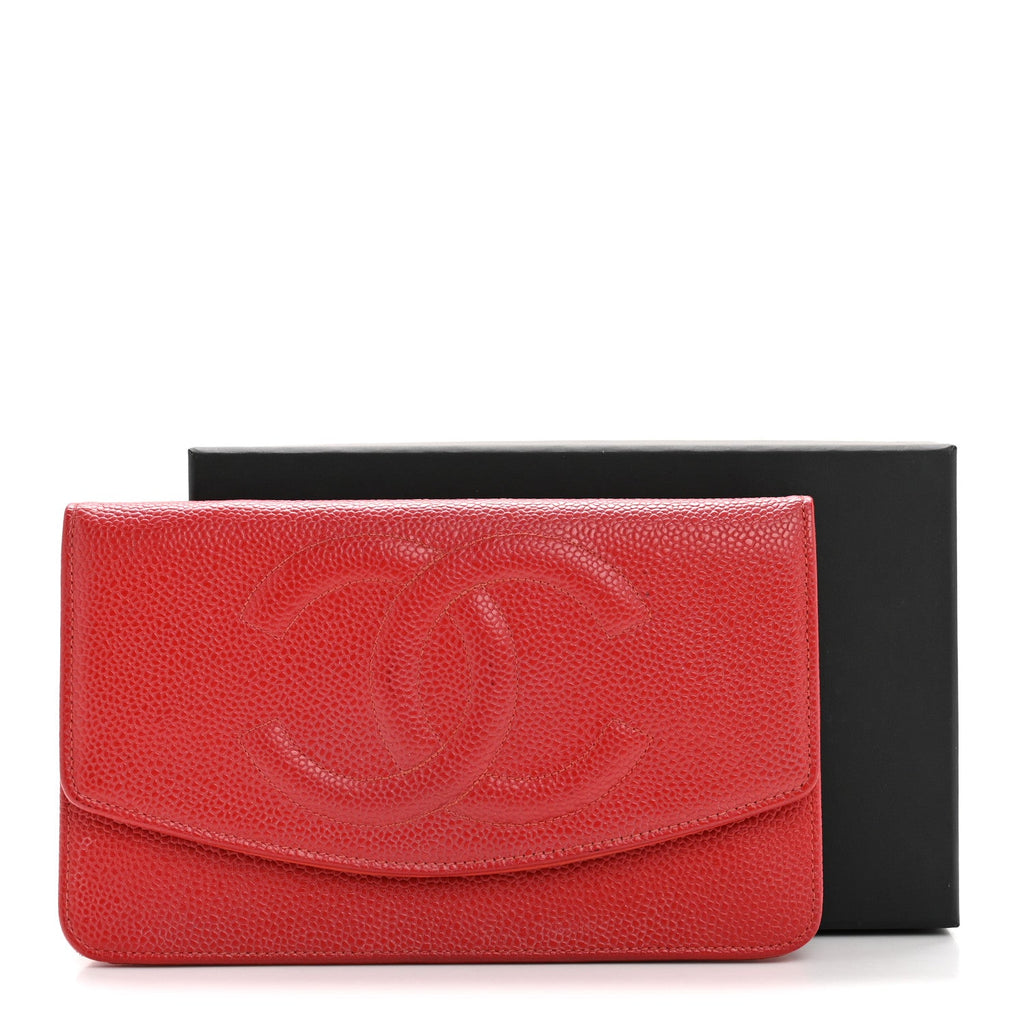 Caviar Timeless CC Wallet Red