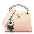 Louis Vuitton Taurillon Gradient Capucines BB Asnieres Green Rose