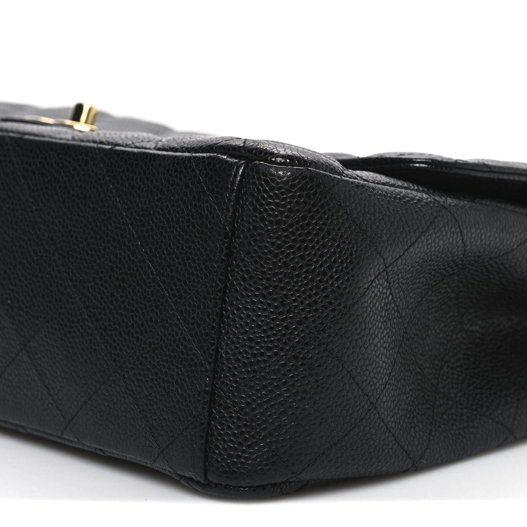 Chanel Caviar Quilted Maxi Double Flap Black