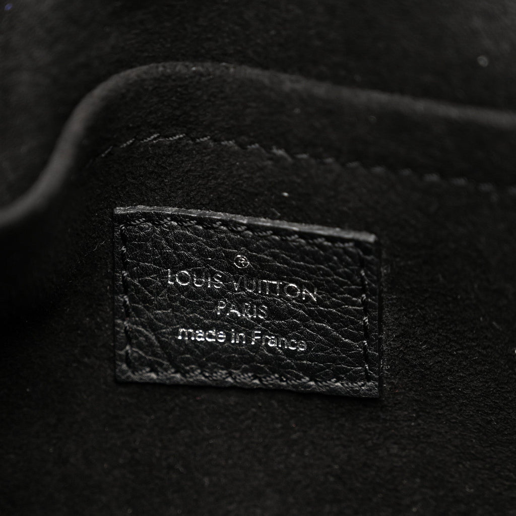 Louis Vuitton Soft Calfskin Mylockme Chain Bag BB Black