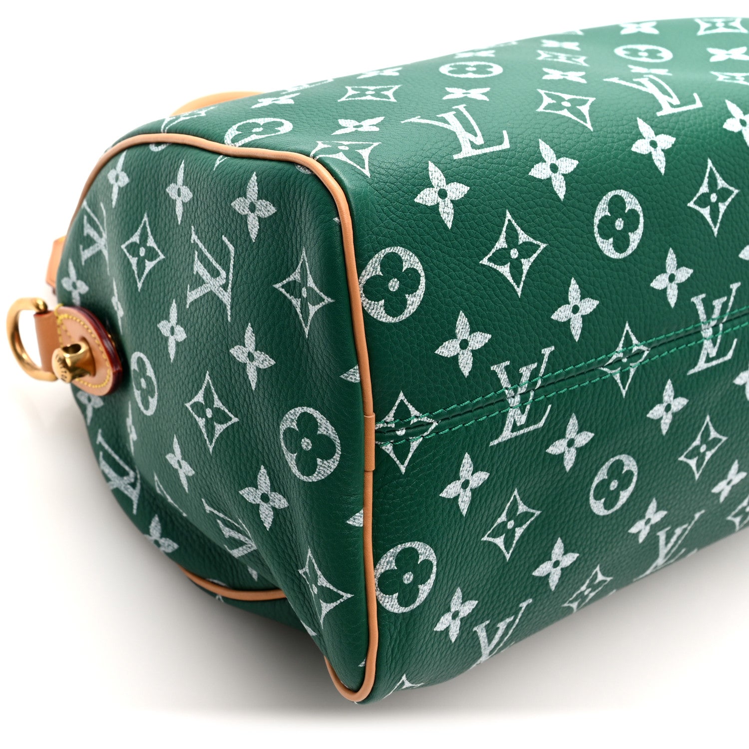 Louis Vuitton Calfskin Monogram Speedy P9 Bandouliere 25 Green