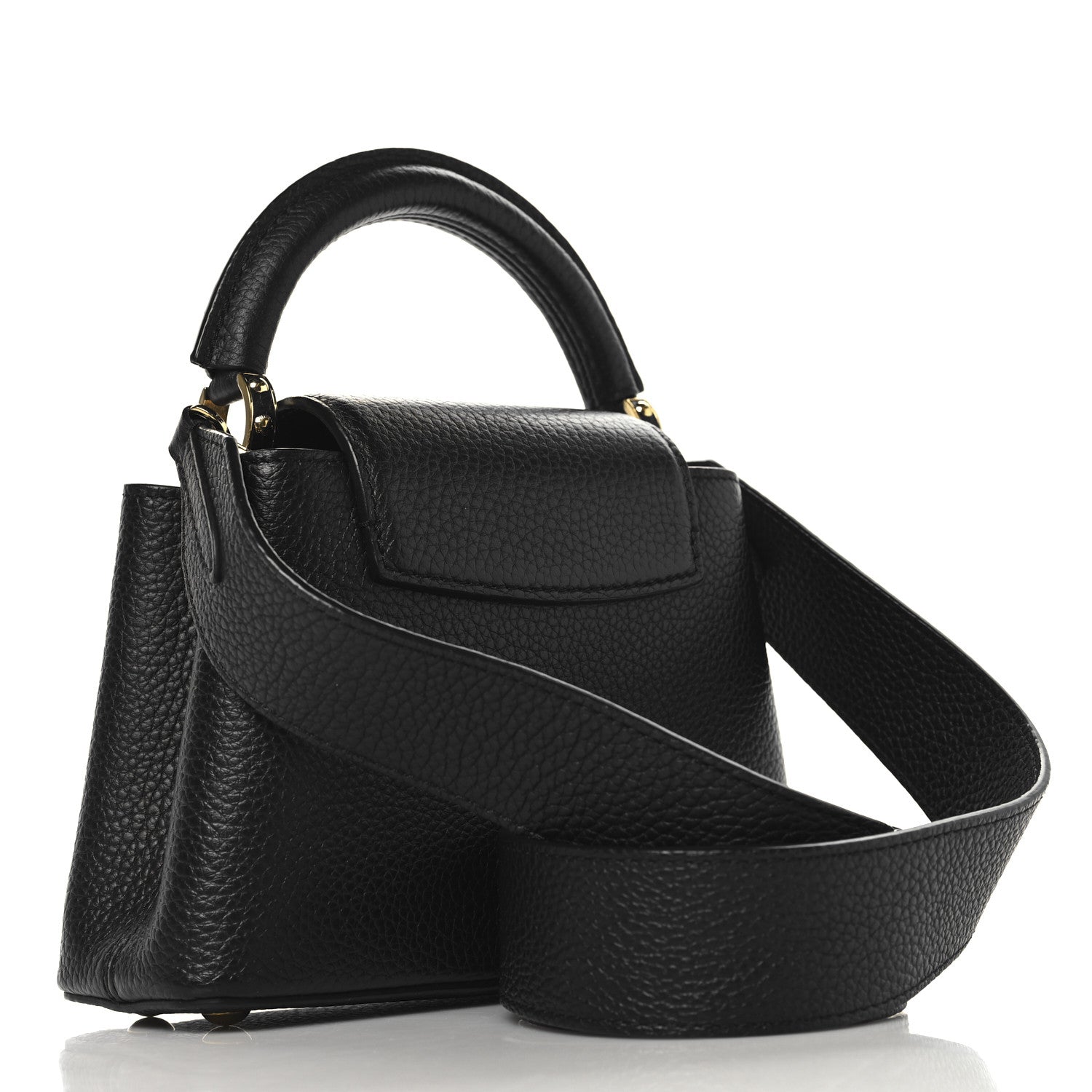 Louis Vuitton Taurillon Mini Capucines Black