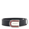 Gucci Moon Calfskin Round Plaque 35mm 100 40 Navy