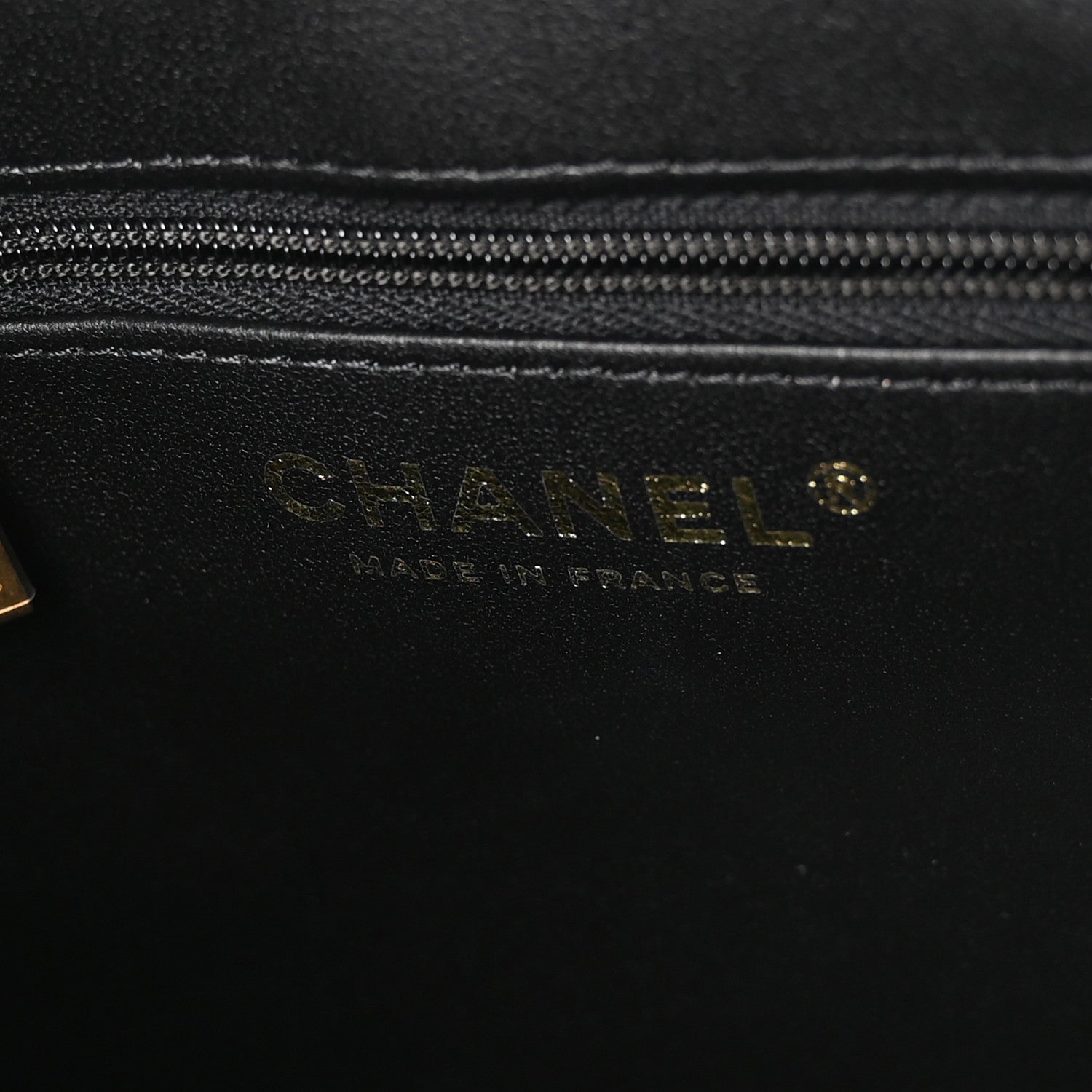 Chanel Shiny Aged Calfskin Quilted Nano Kelly Shopper Black