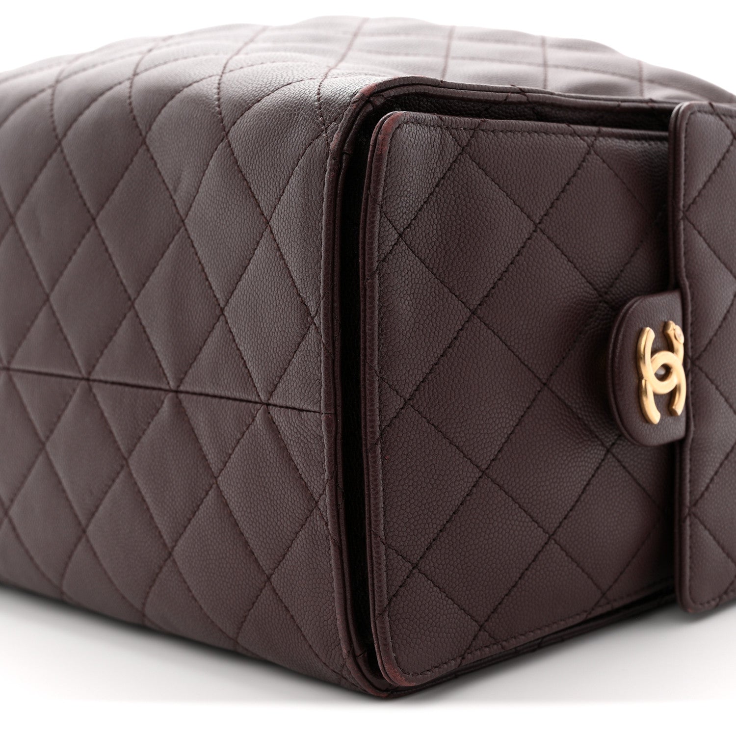 Chanel Caviar Quilted Medium Chanel 25 Handbag Dark Brown