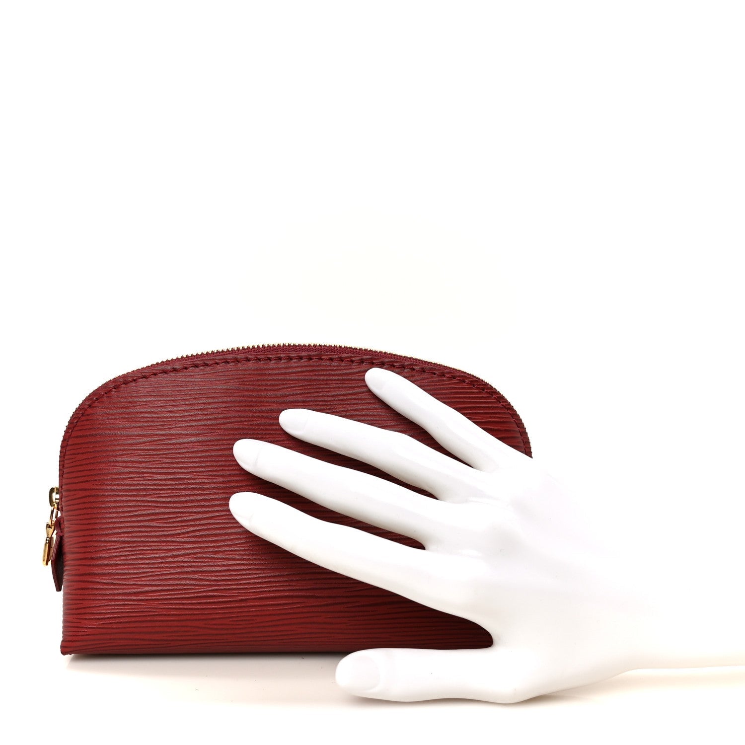 Louis Vuitton Epi Cosmetic Pouch PM Monogram Red