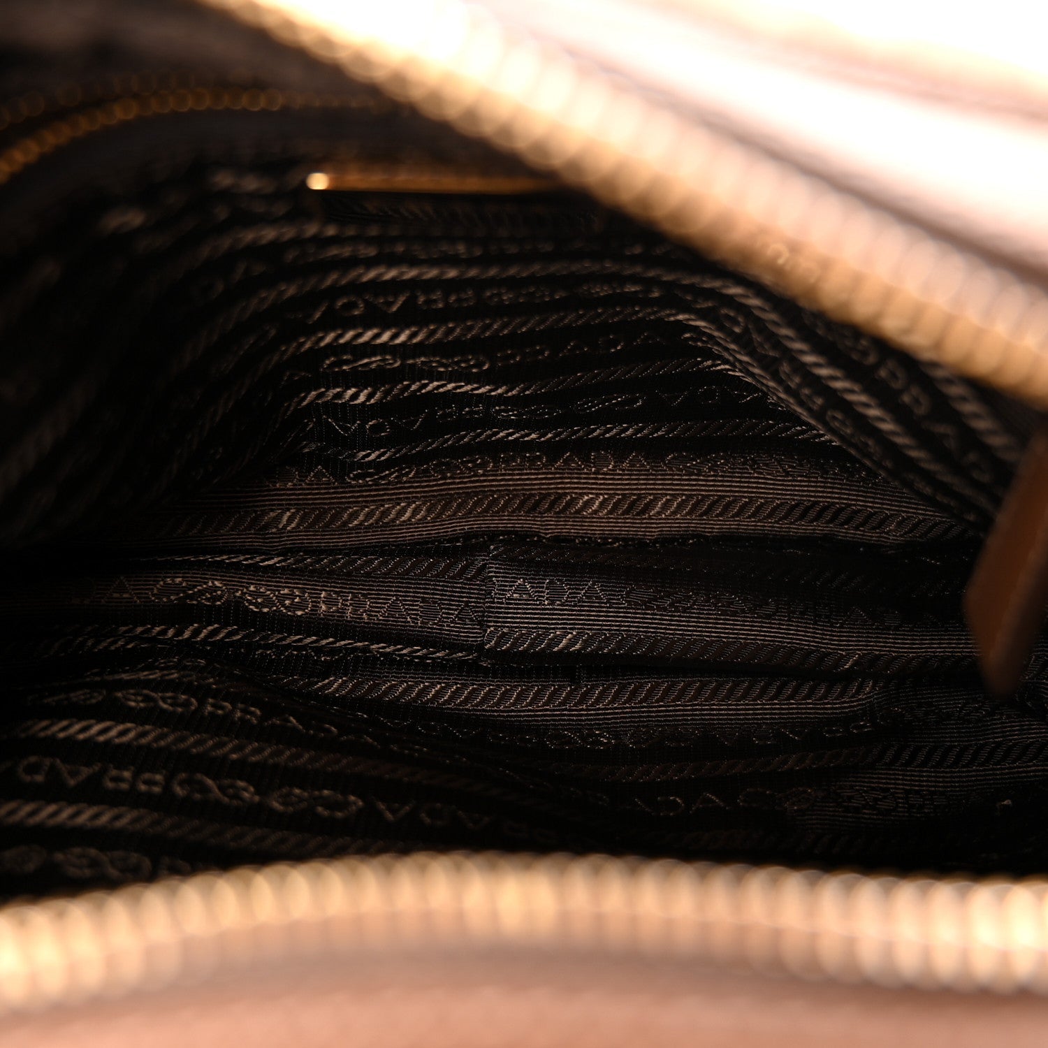 Prada Tessuto Nylon Saffiano Re-Edition 1978 Messenger Bag Sughero