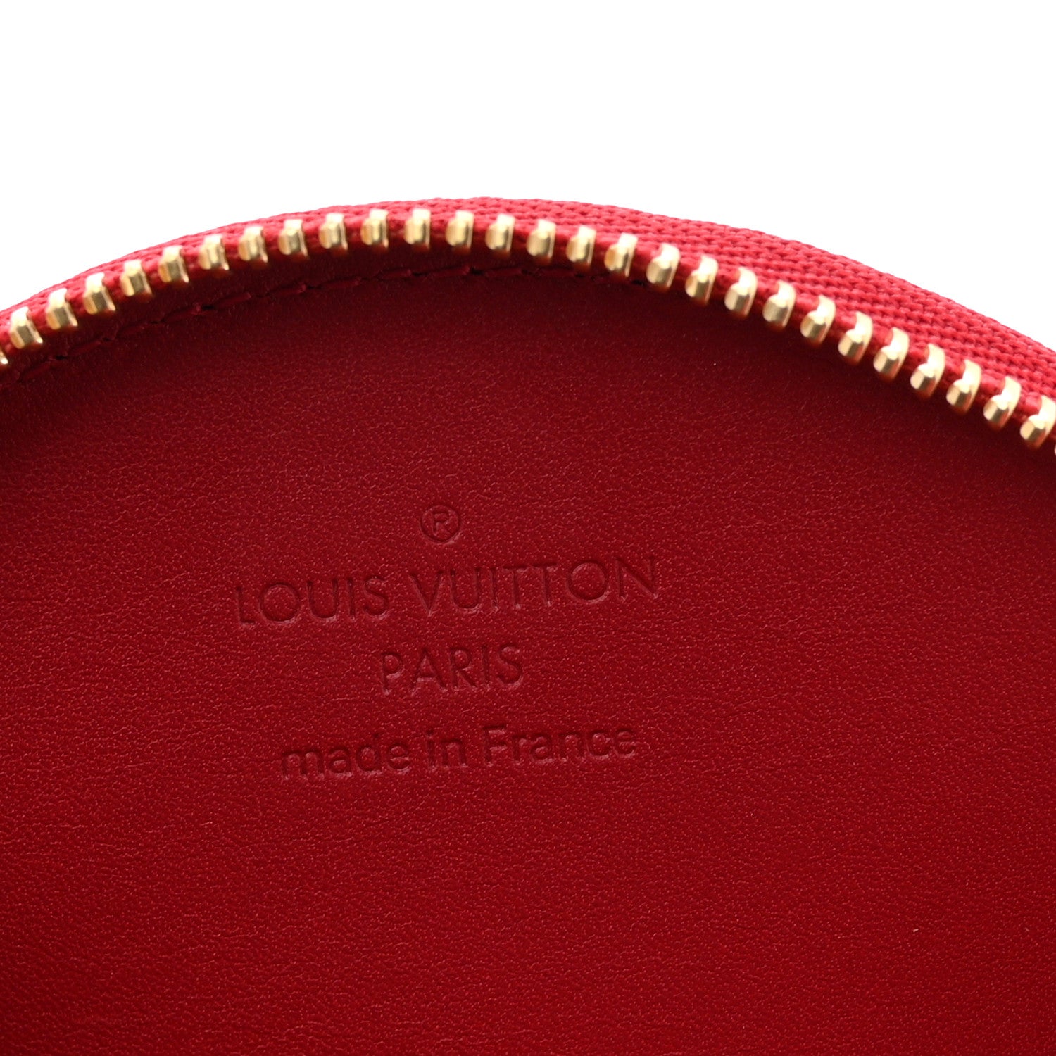 Louis Vuitton Vernis Animania Lapin Bunny Round Coin Purse Pomme D'Amour