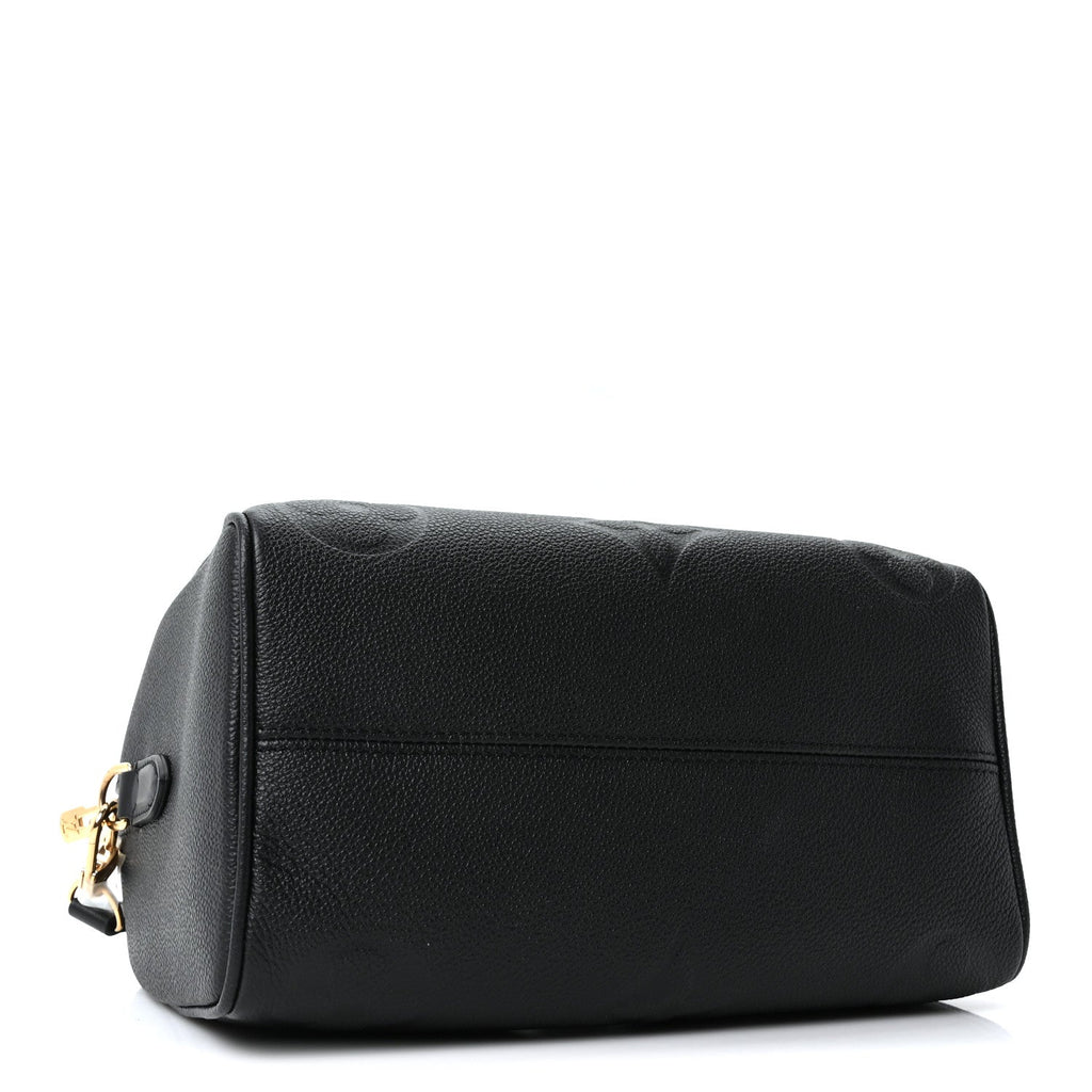 Louis Vuitton Empreinte Monogram Giant Speedy Bandouliere 25 Black