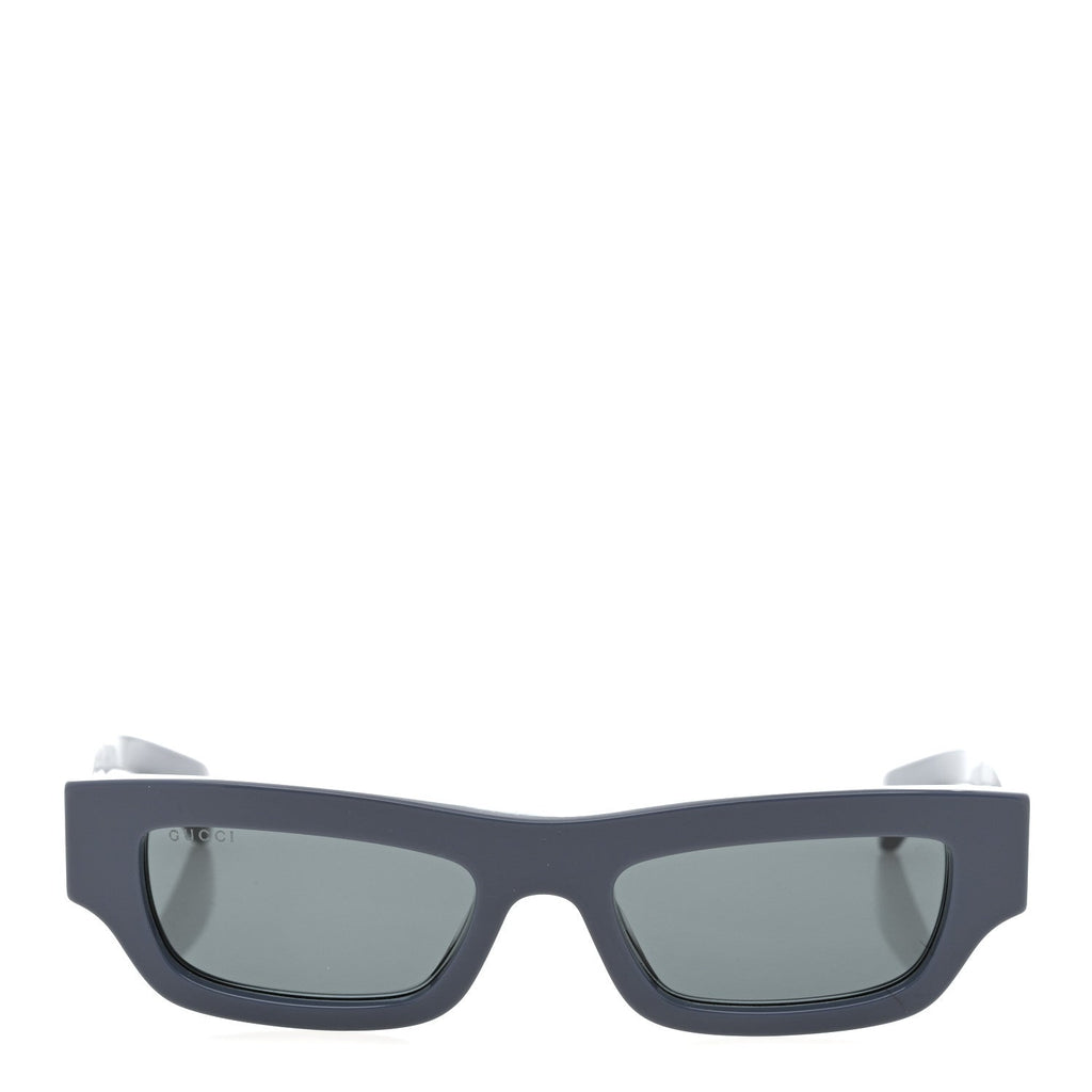 Gucci Acetate Rectangular Frame Sunglasses GG1839S Blue