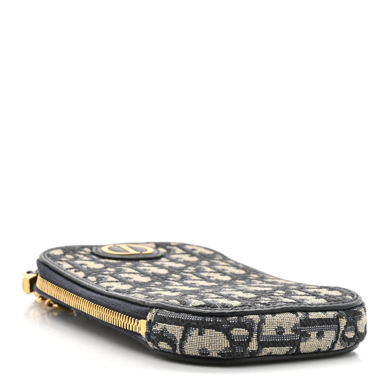 Christian Dior Oblique 30 Montaigne Phone Holder Blue
