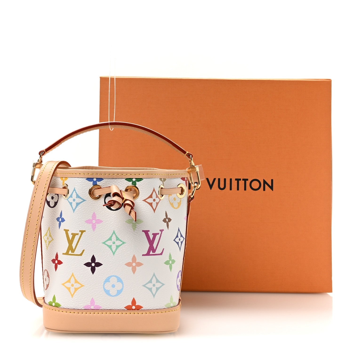Louis Vuitton LV x TM Monogram Multicolor Nano Noe NV White