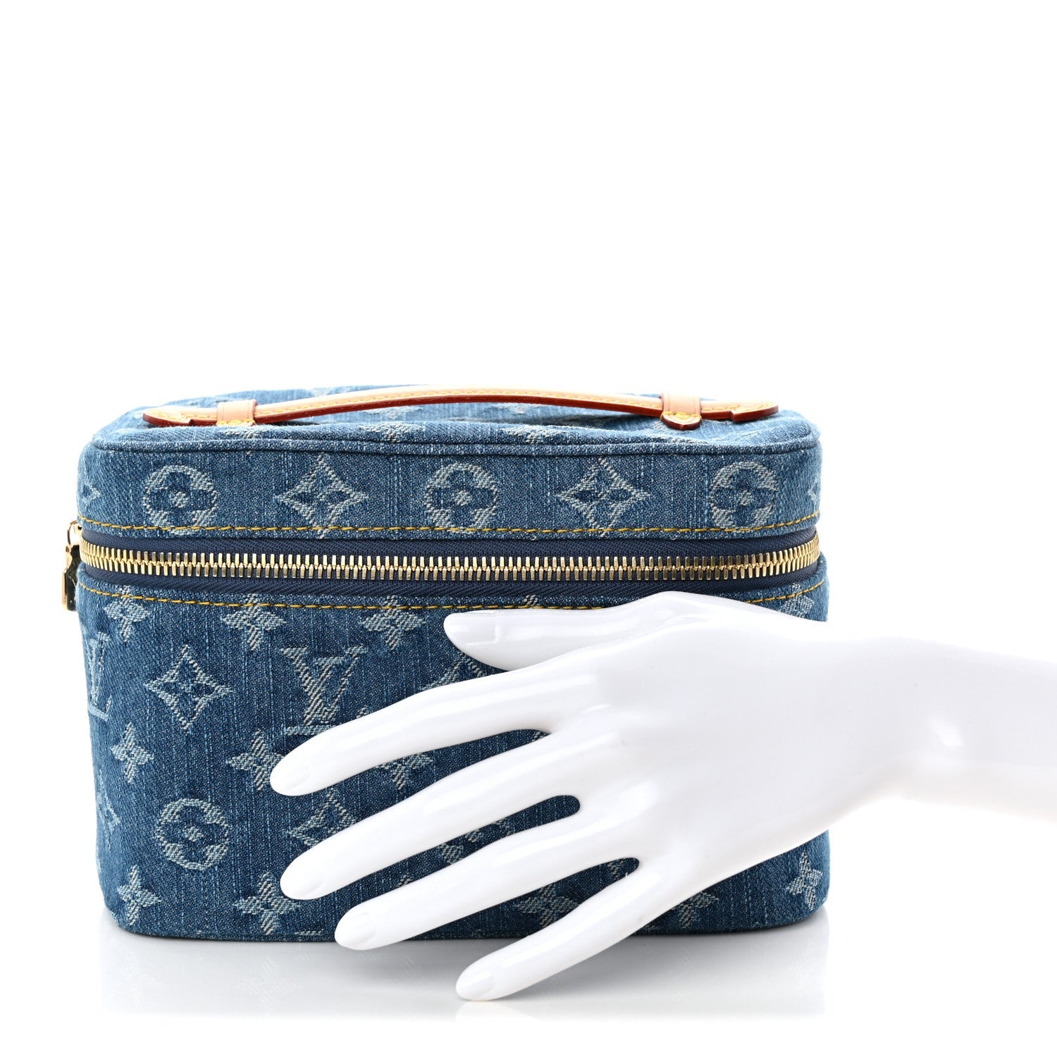 Louis Vuitton Monogram Denim Nice Mini Blue