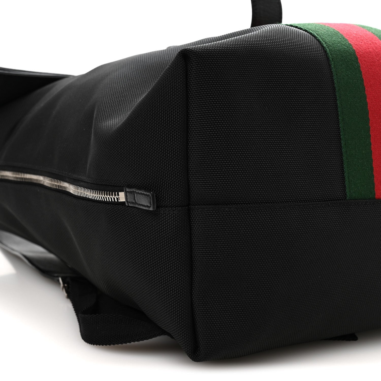 Gucci Techno Canvas Web Single Buckle Backpack Black