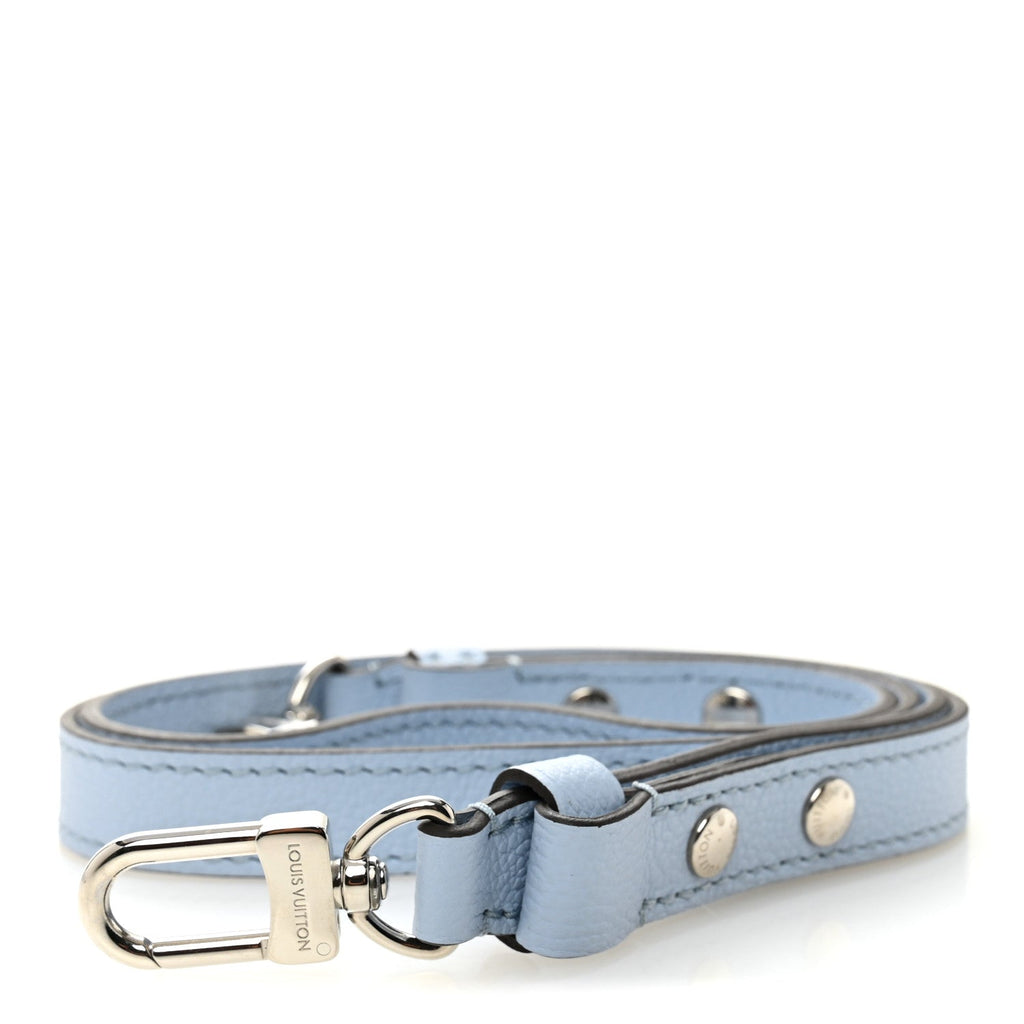 Louis Vuitton Calfskin Adjustable Strap Light Blue