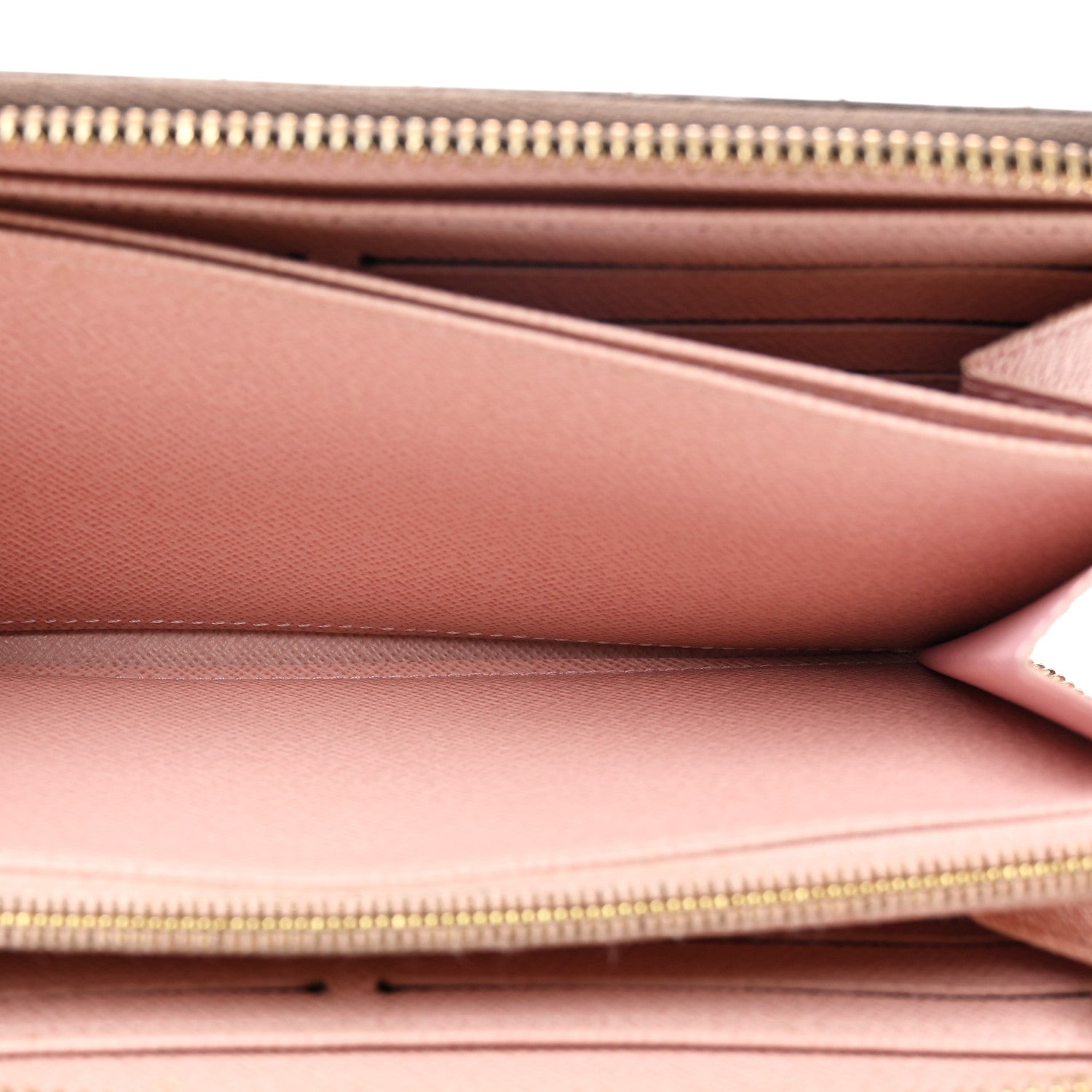 Louis Vuitton Monogram Zippy Wallet Rose Ballerine