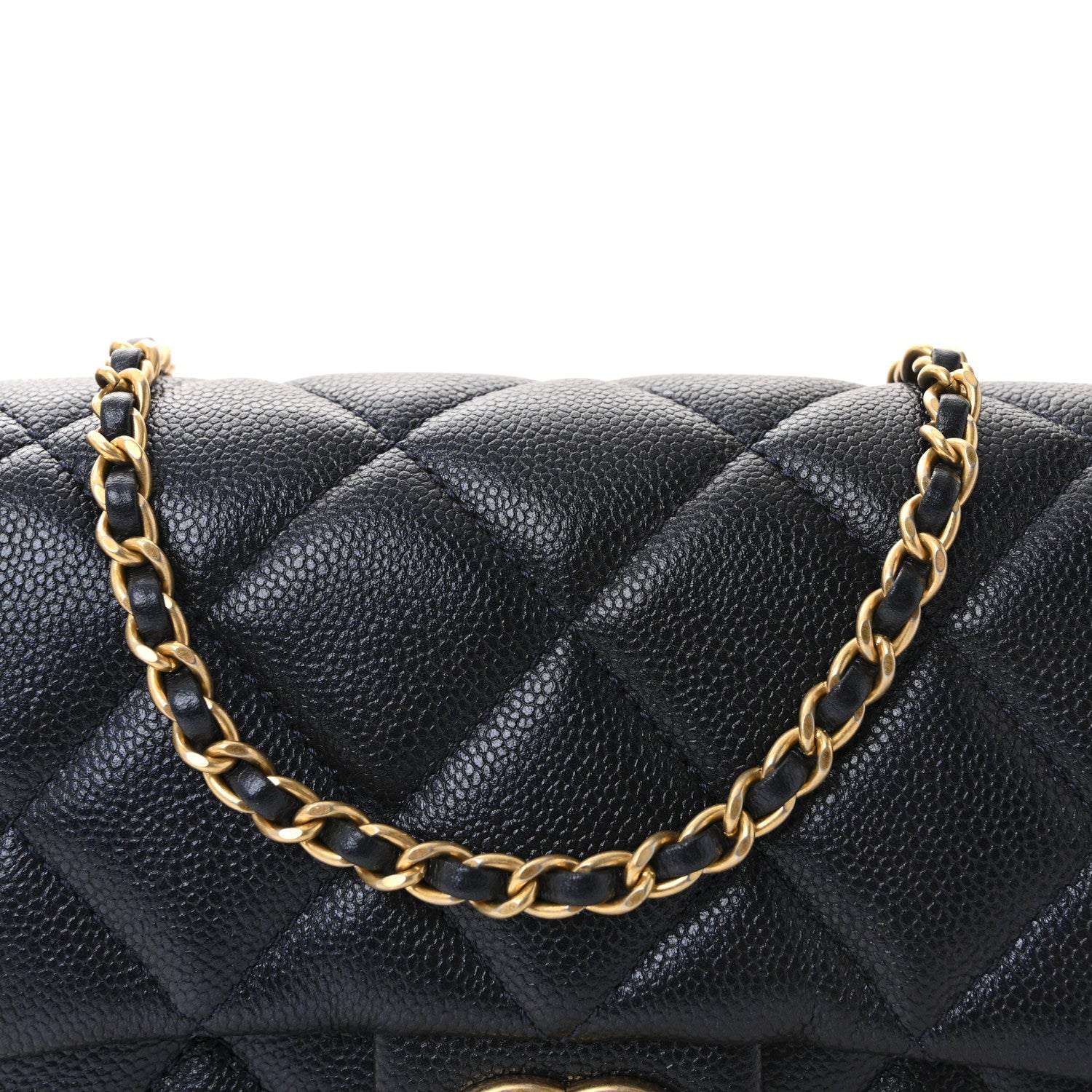 Chanel Iridescent Caviar Quilted Mini My Perfect Flap Black