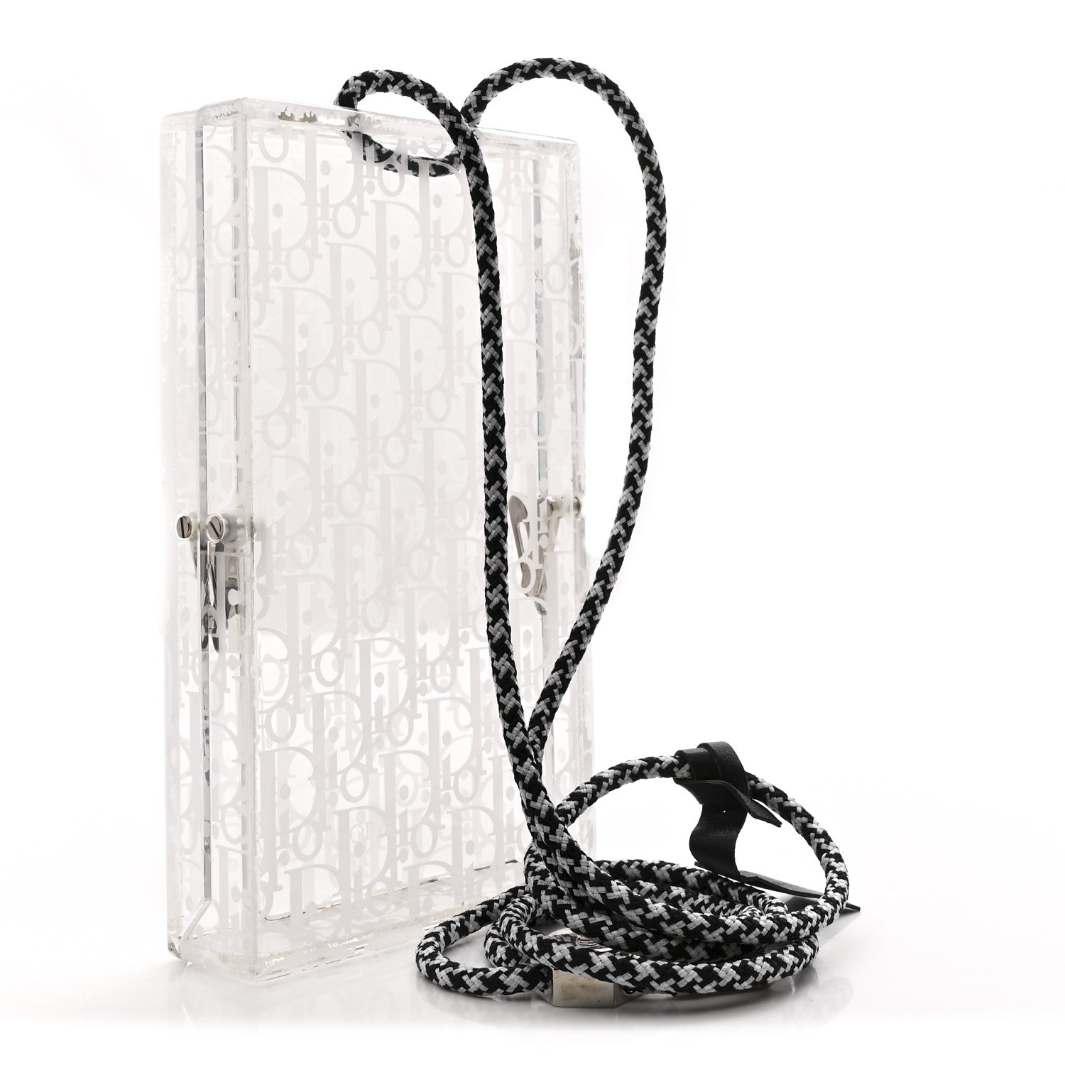 Christian Dior Plexiglass Vertical Pouch Translucent