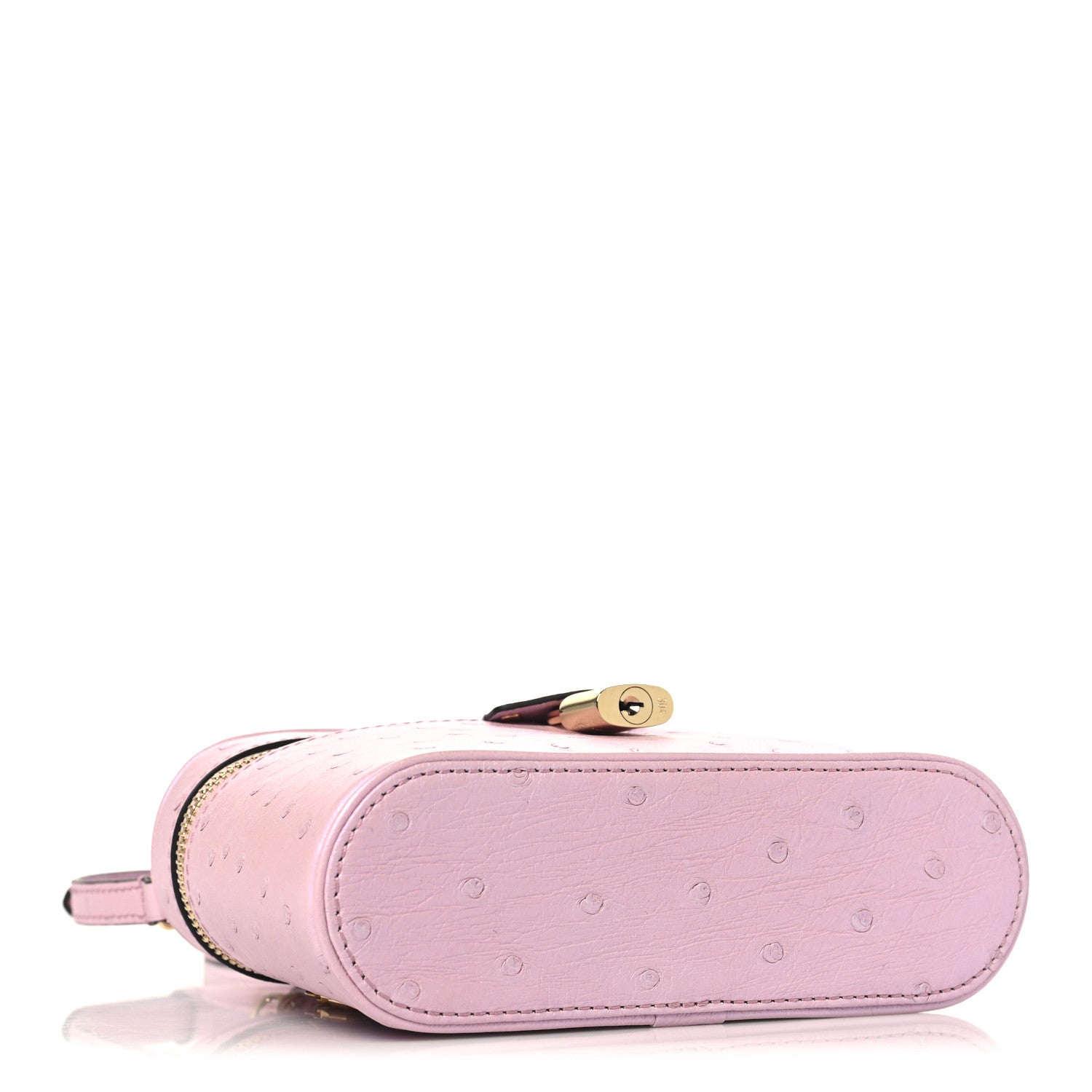 Louis Vuitton Ostrich Vanity Chain Pouch Pink