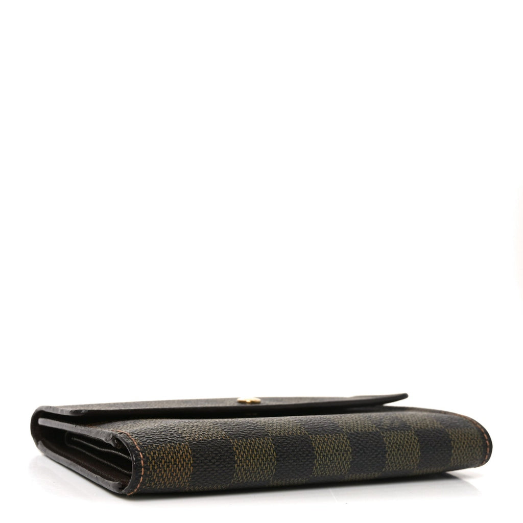 Louis Vuitton Damier Ebene Porte Tresor Etui Papier Wallet