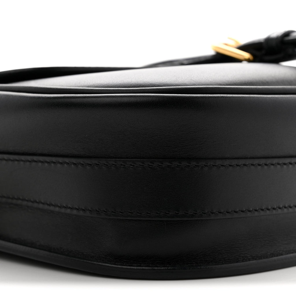 Christian Dior Box Calfskin Medium Bobby Flap Black