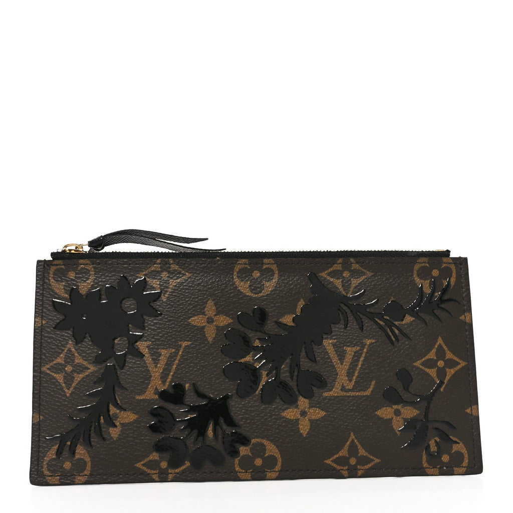 Louis Vuitton Monogram Blossom Felicie Chain Wallet Zippered Insert