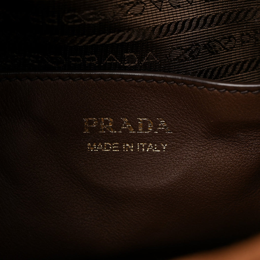 Prada Scamosciato Darling Shoulder Bag Cacao