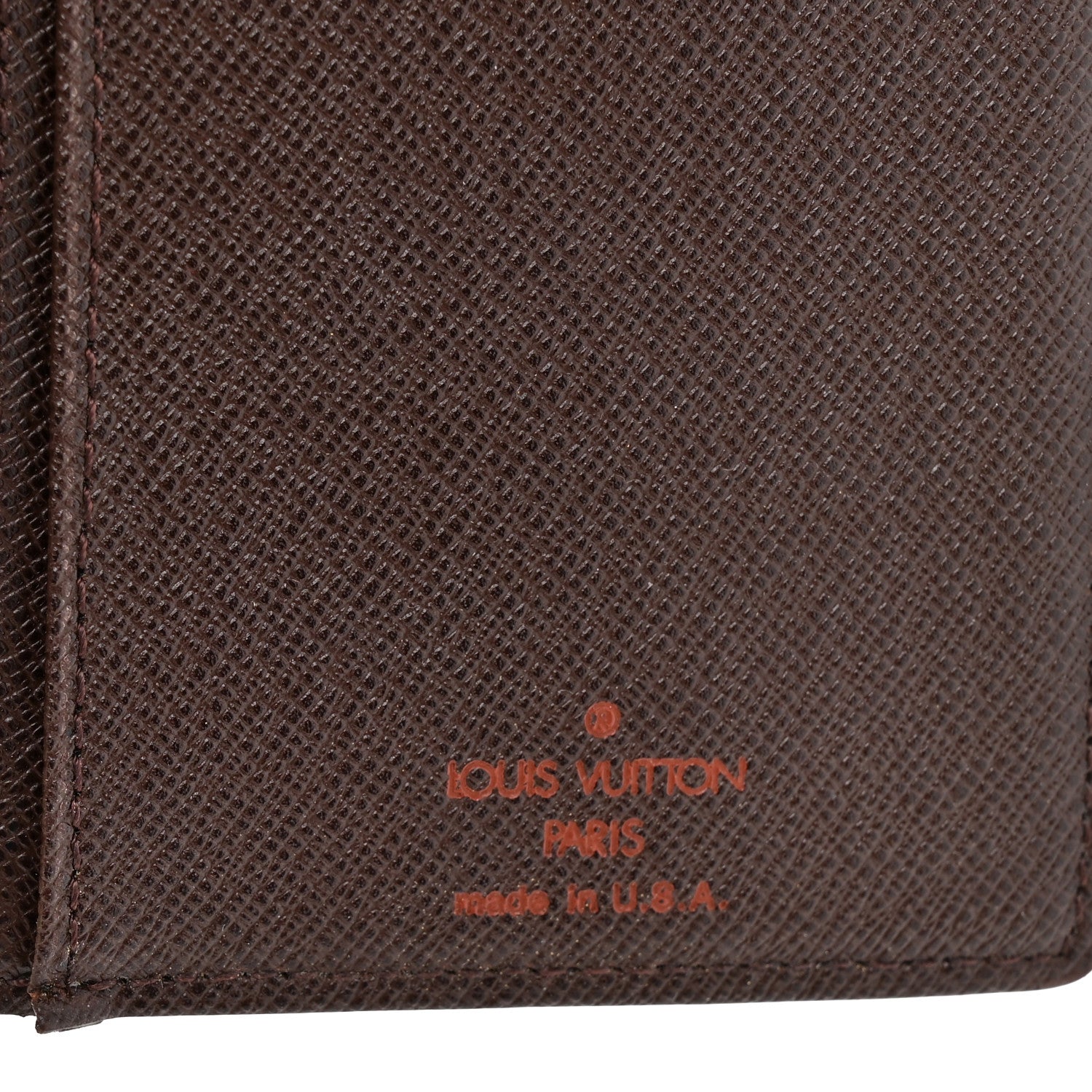 Louis Vuitton Damier Ebene Continental French Purse Wallet