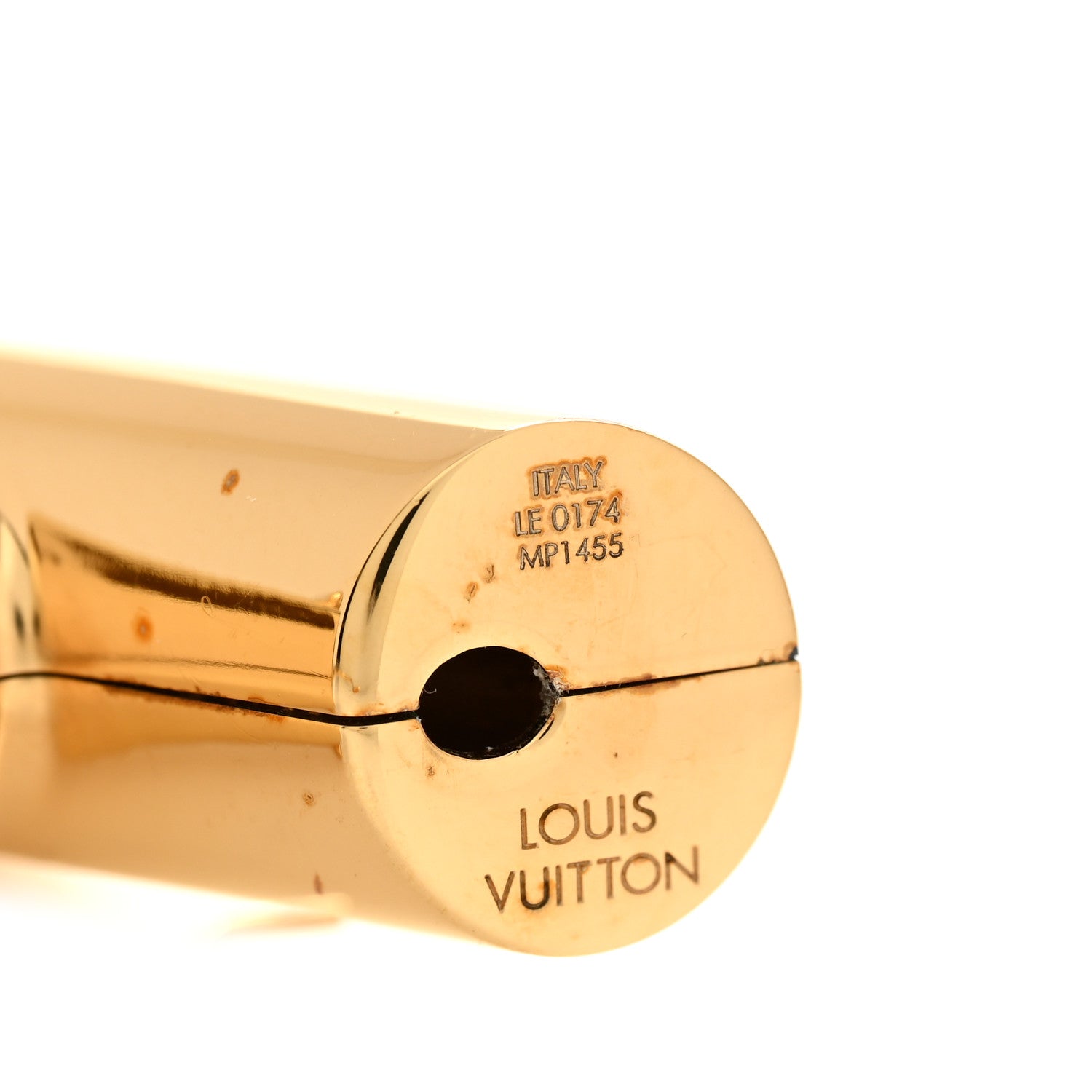 Louis Vuitton Essential V Single Hoop Earring Gold