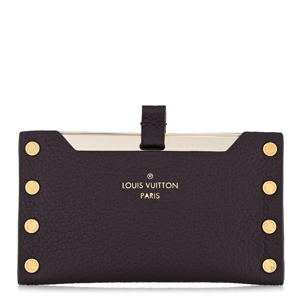 Louis Vuitton Cuir Rivets Mirror Case Quetsche