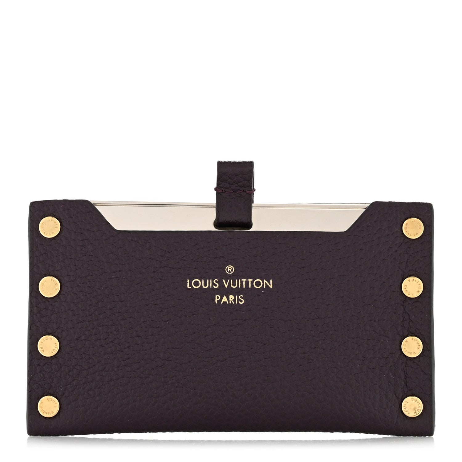 Louis Vuitton Cuir Rivets Mirror Case Quetsche