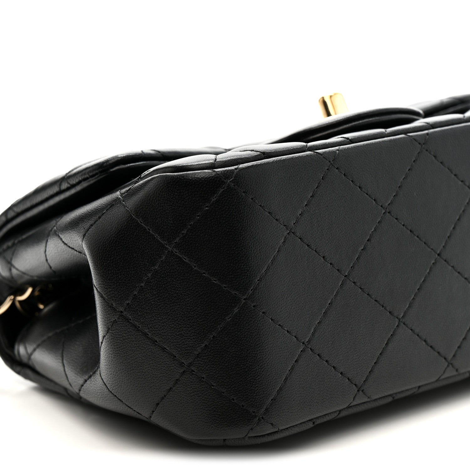 Chanel Lambskin Quilted Mini Square Flap Black