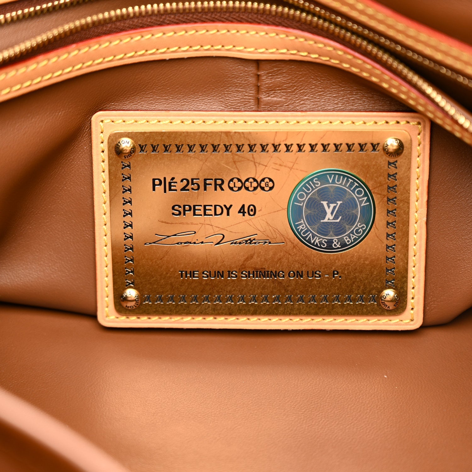 Louis Vuitton Calfskin Monogram Speedy P9 Bandouliere 40 Frozen Lime
