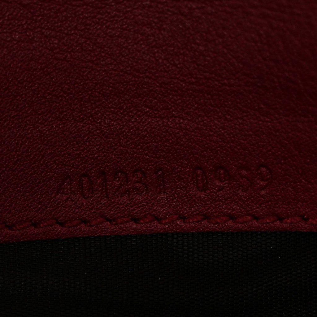 Gucci Velvet GG Monogram Mini Dionysus Chain Wallet Red Cipria