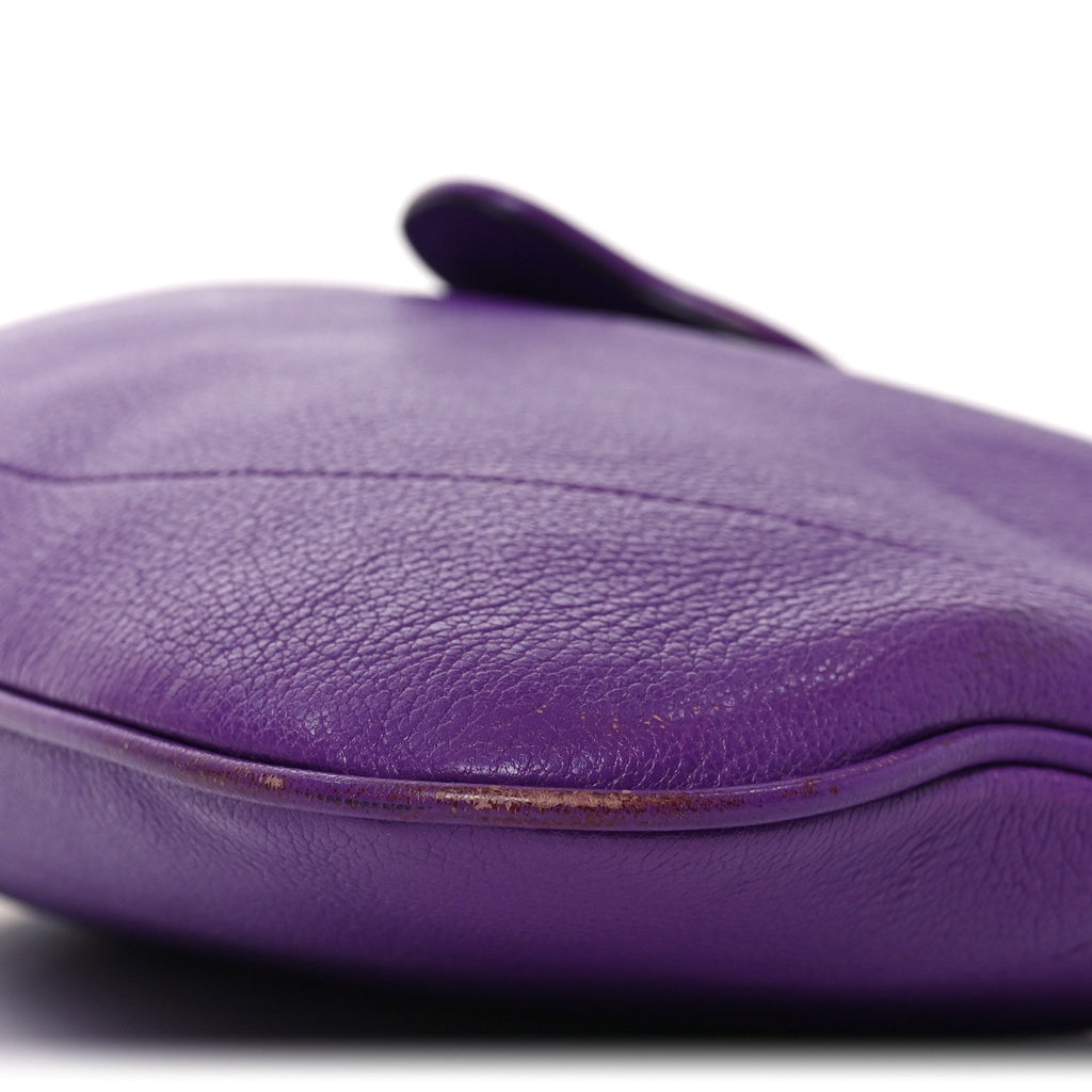 Gucci Goatskin Medium Aphrodite Shoulder Bag Shine Purple